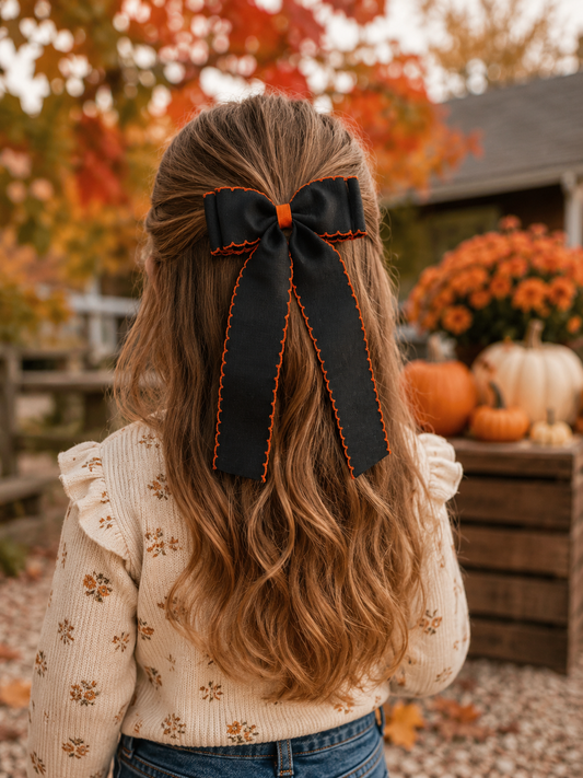 Brown w/Orange Moonstitch