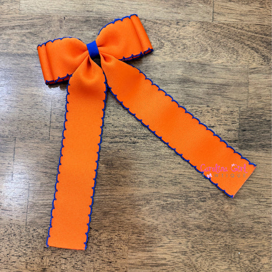 Orange w/Royal Moonstitch Florida