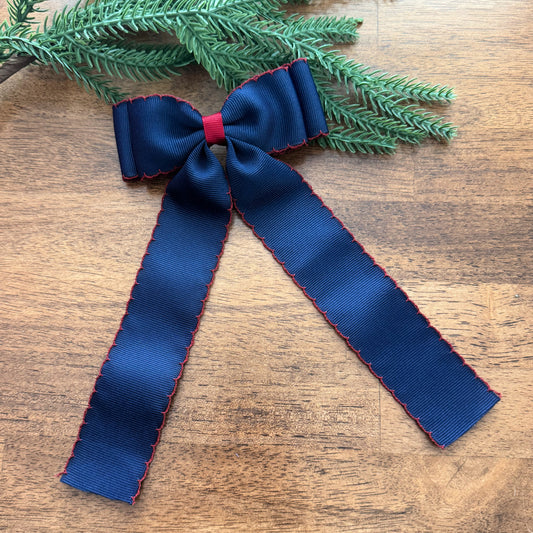 Navy w/Maroon Moonstitch