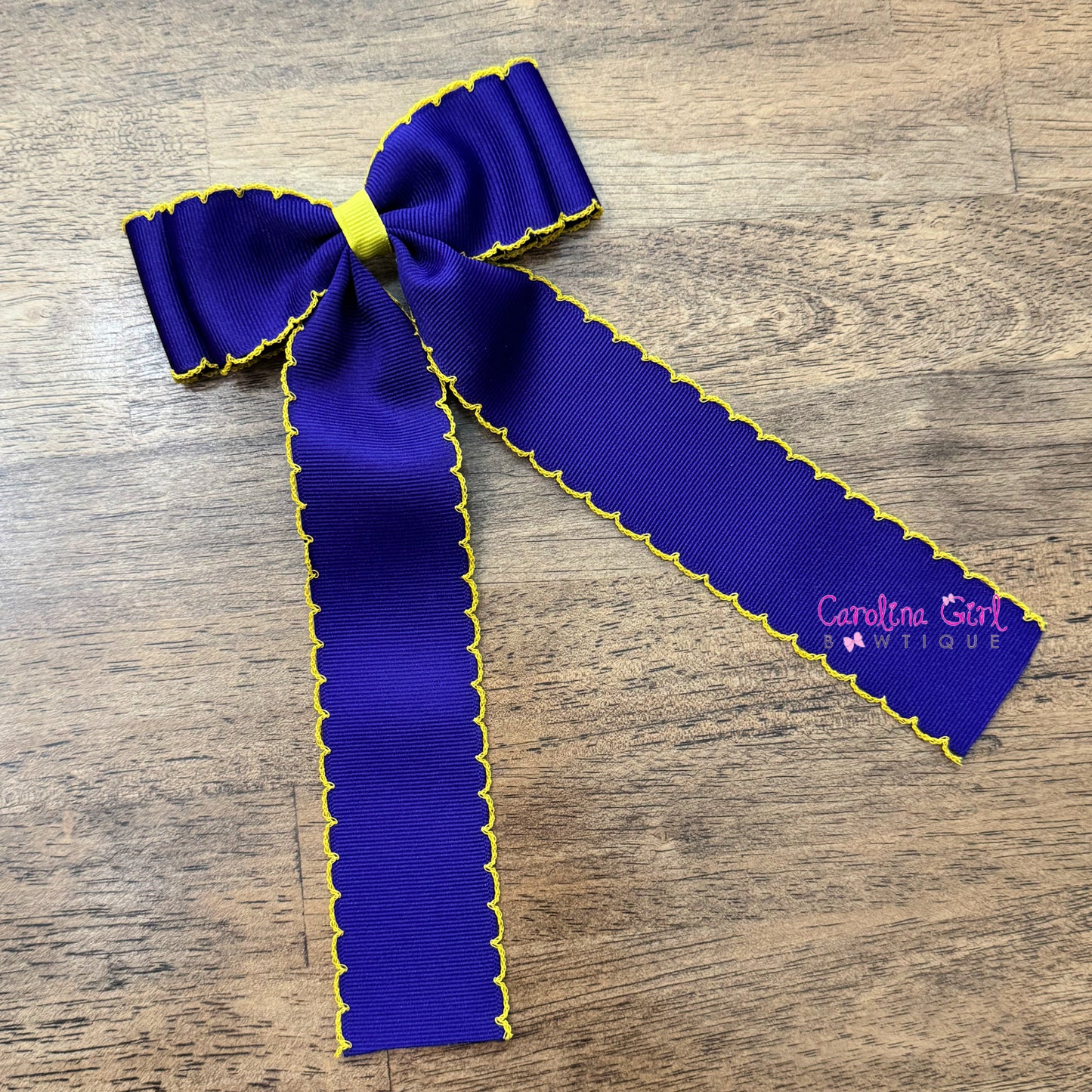 Purple w/Yellow Moonstitch LSU