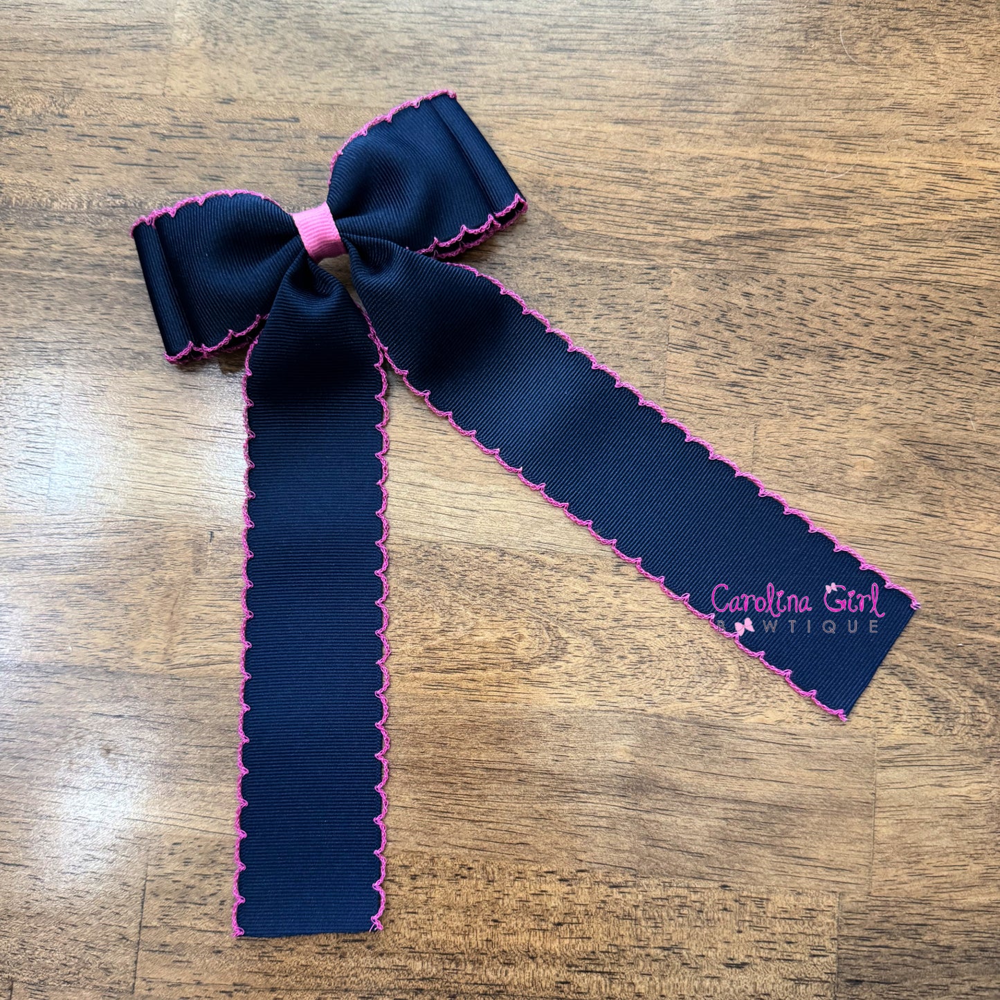 Navy w/Hot Pink Moonstitch