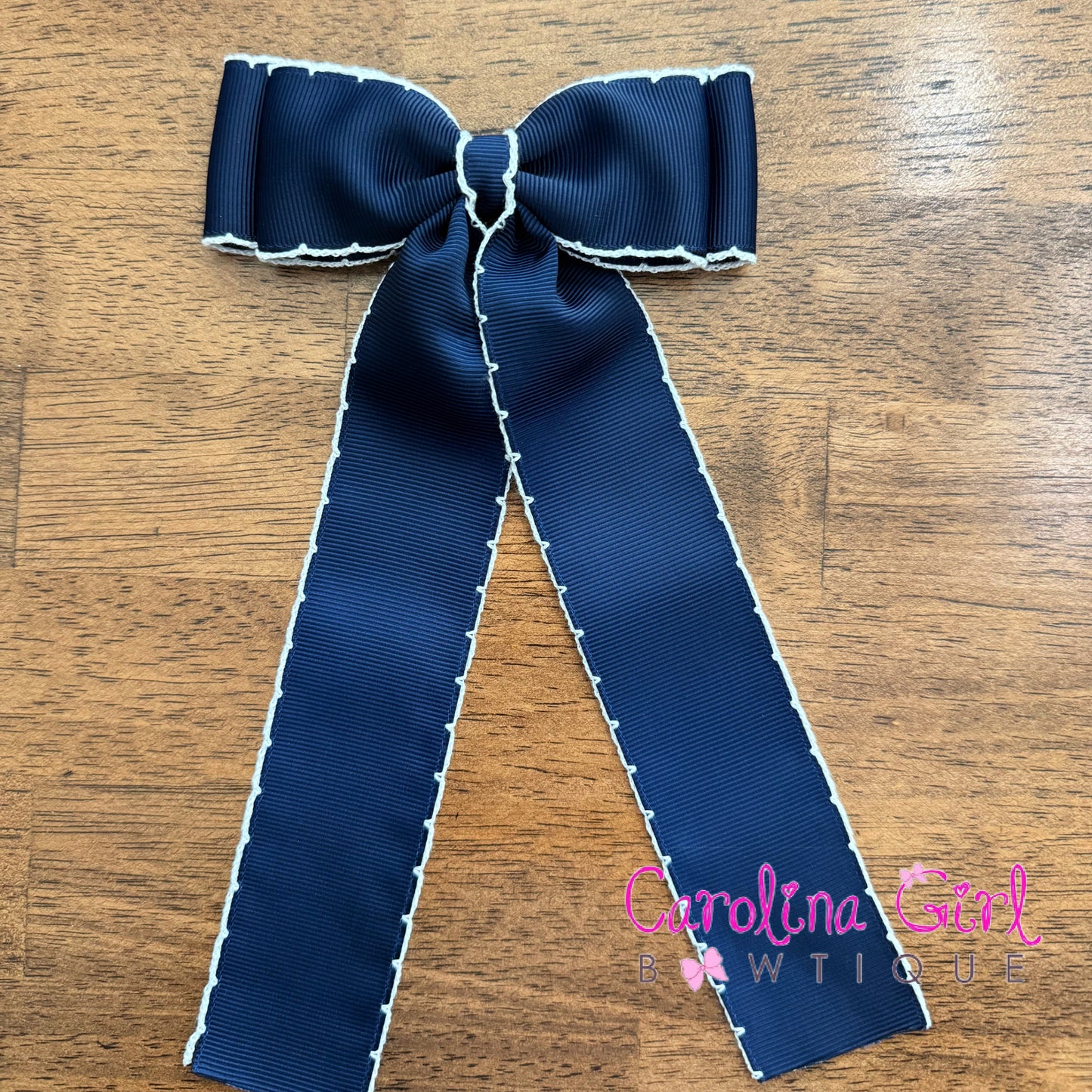 Navy w/White Moonstitch