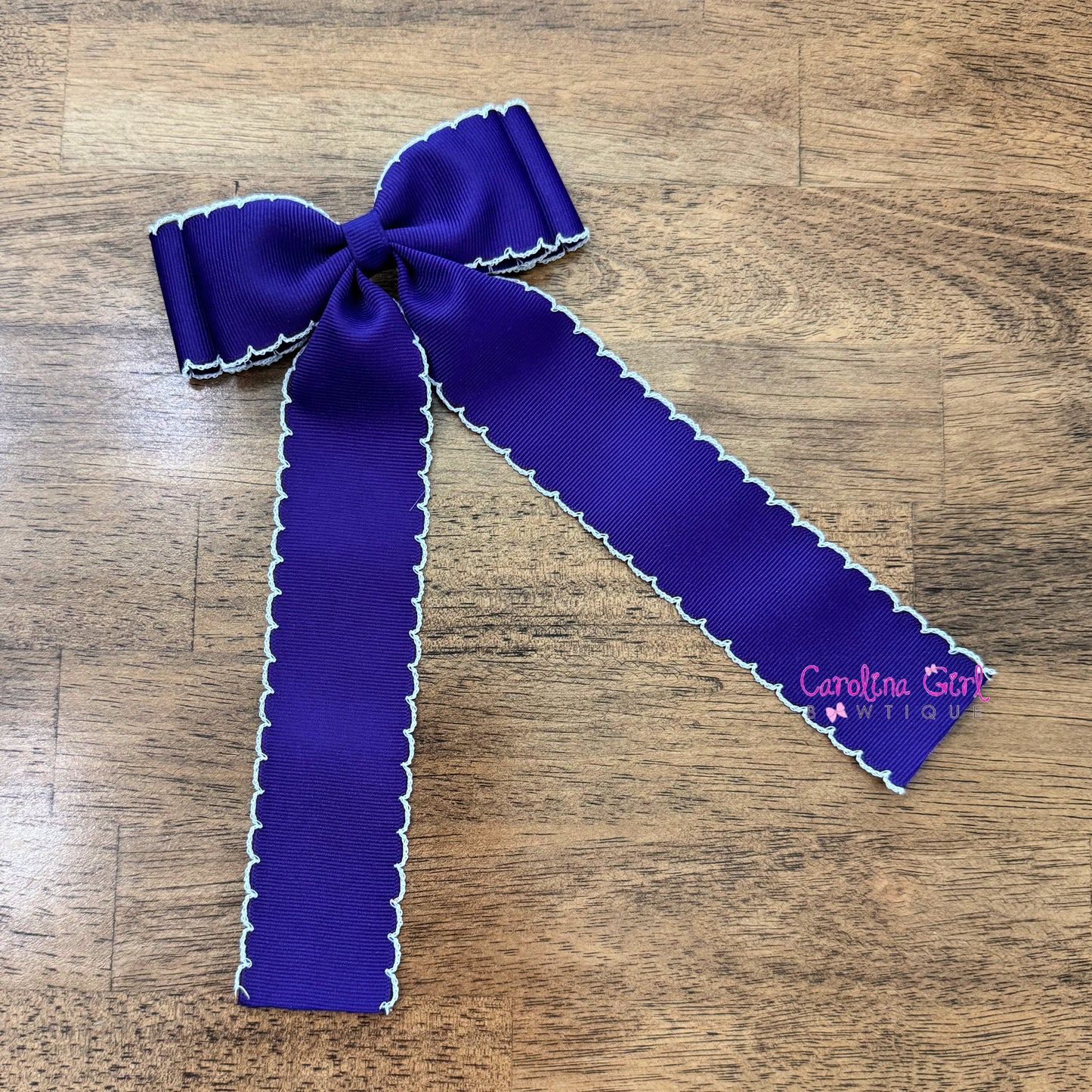 Purple w/White Moonstitch