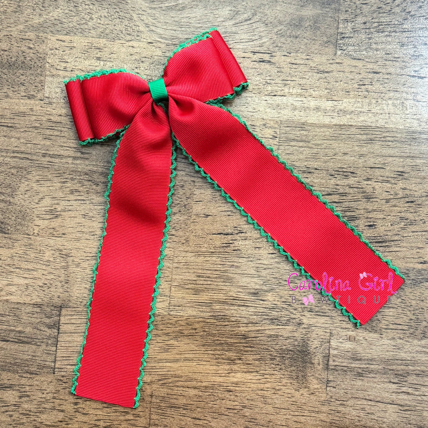Red w/Green Moonstitch