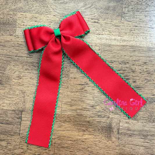 Red w/Green Moonstitch