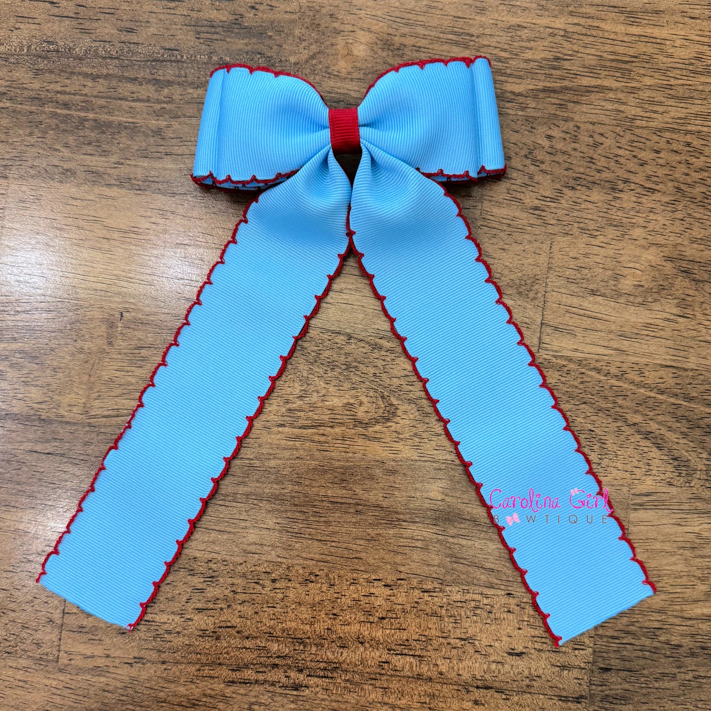 Blue w/Red Moonstitch