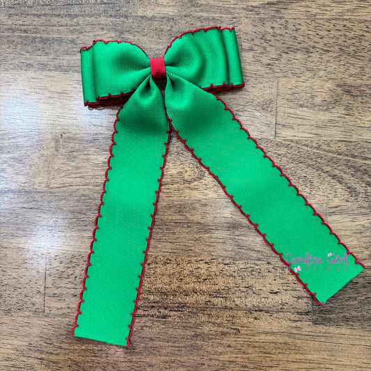 Green w/Red Moonstitch
