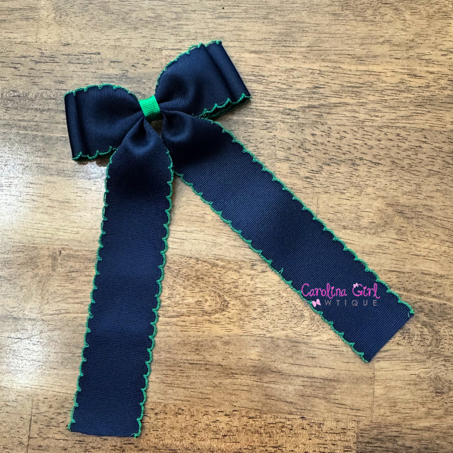 Navy w/Green Moonstitch
