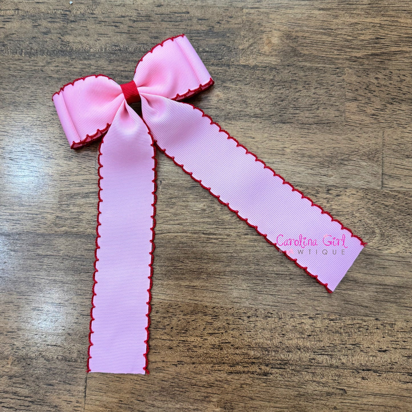 Pink w/Red Moonstitch