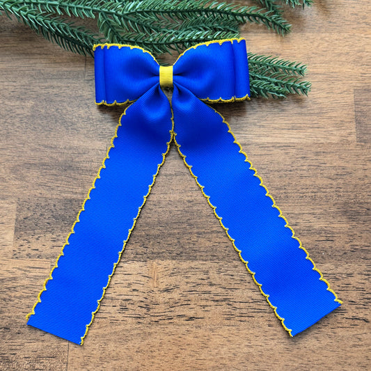 Royal w/Yellow Moonstitch