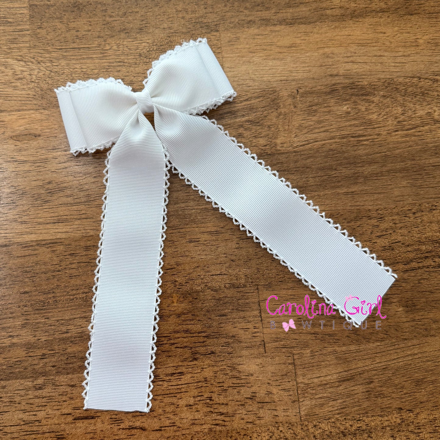 White w/White Moonstitch